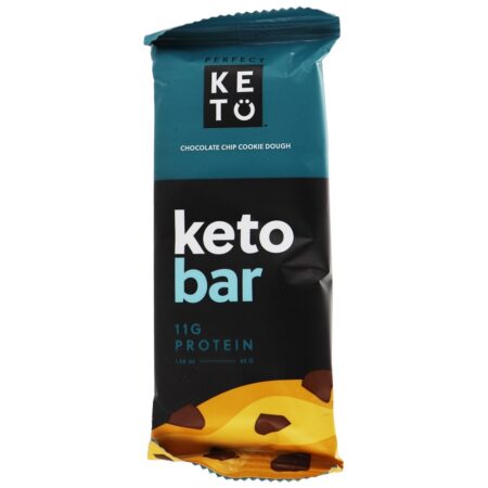 Keto Bars Box Massa de biscoito de chocolate - 12 Barras Perfect Keto - Image 3