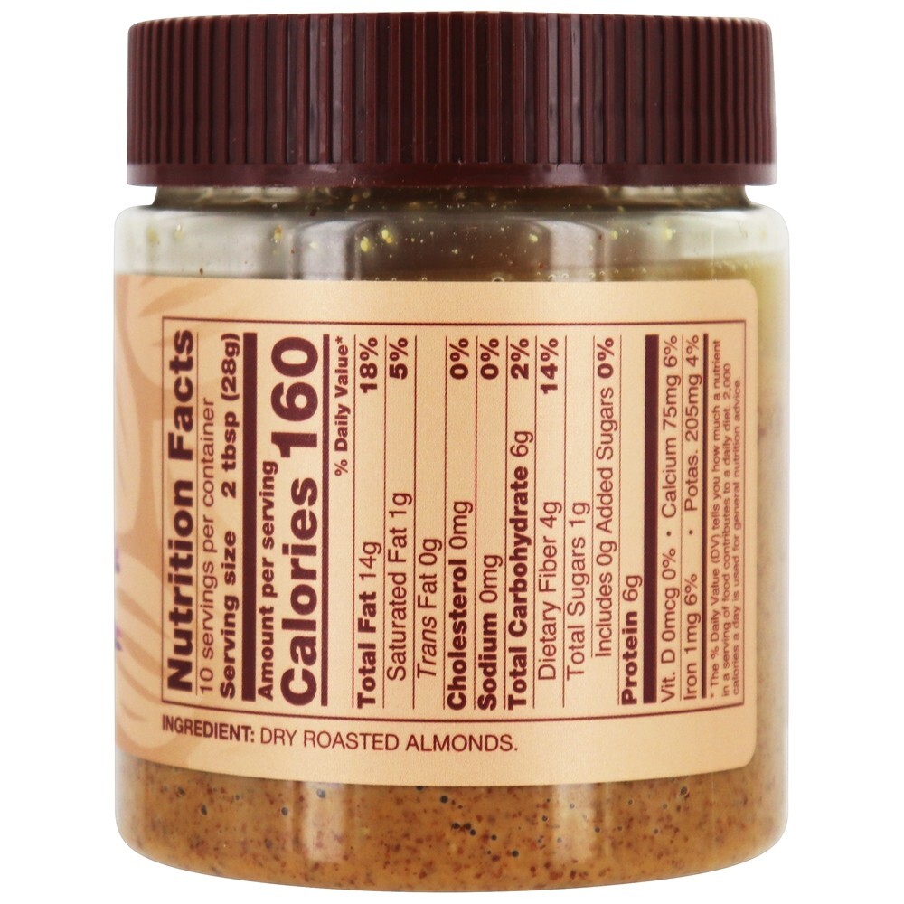 Infusões de nozes Manteiga de amêndoa torrada - 10 oz. Ellyndale Foods - Imagem 2