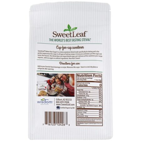 Melhor que o açúcar! Adoçante Granular Orgânico - 14 oz. SweetLeaf - Image 2