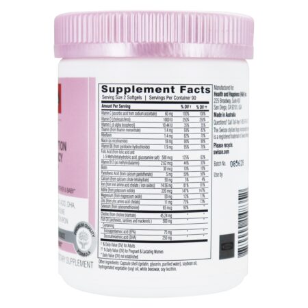 Multivitamínico Pré-Concepção e Gravidez Ultinatal - 180 Softgels Swisse - Image 2