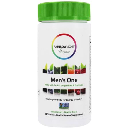 Um multivitamínico masculino da Vibrance - 60 Tablets Rainbow Light - Image 2