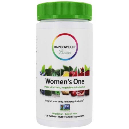 Vibrance Women's Multivitaminico - 120 Tablets Rainbow Light - Imagem 2