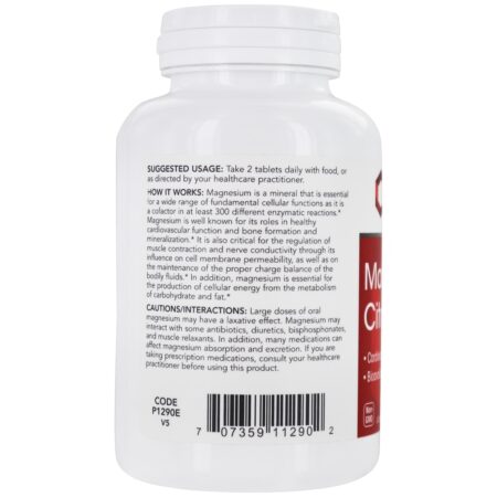 Suporte Cardiovascular de Citrato de Magnésio 400 mg . - 100 Tablets Protocol For Life Balance - Image 3