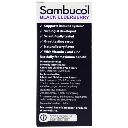 Black Elderberry Advanced Immune - 4 fl. oz. Sambucol - Image 4