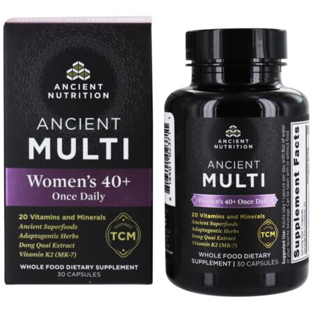 Fórmula multi antiga para mulheres 40 + Uma vez ao dia - Cápsulas 30 Ancient Nutrition