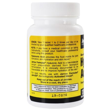 Promoção de hidratação da pele com ácido hialurônico 120 mg . - 30 Tablets Jarrow Formulas - Image 3