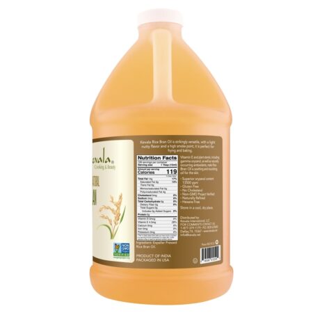 Óleo Natural Premium de Farelo de Arroz - 64 fl. oz. Kevala - Image 2