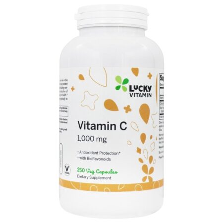 Antioxidante da vitamina C 1000 mg . - Cápsulas LuckyVitamin 250 LuckyVitamin