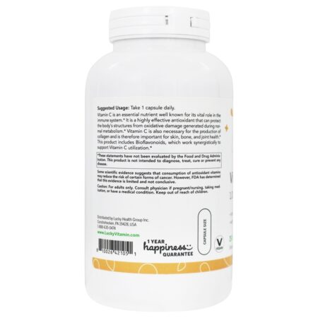 Antioxidante da vitamina C 1000 mg . - Cápsulas LuckyVitamin 250 LuckyVitamin - Image 3