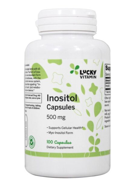 Saúde celular de inositol 500 mg . - Cápsulas 100 LuckyVitamin