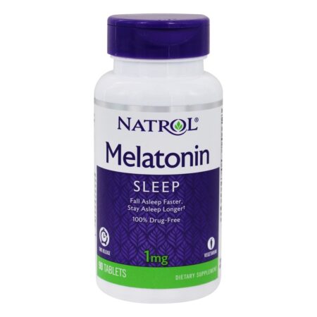 Melatonina Para o Sono 1 mg. - 90 Tablets Natrol