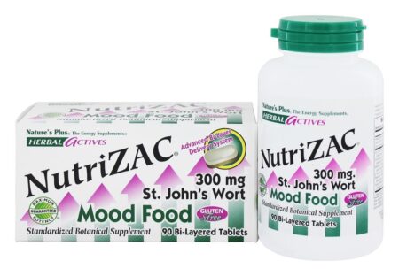 De ervas Ativos Nutrizac Humor Comida - 90 Tablets Natures Plus