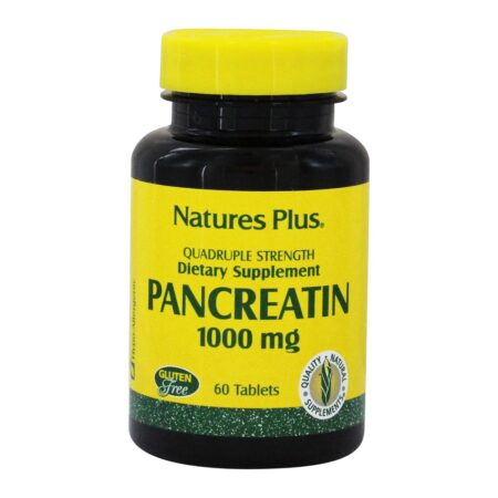 Pancreatina 1000 mg. - 60 Tablets Natures Plus