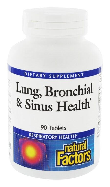 Saúde Pulmonar, Brônquica & Nasal - 90 Tablets Natural Factors