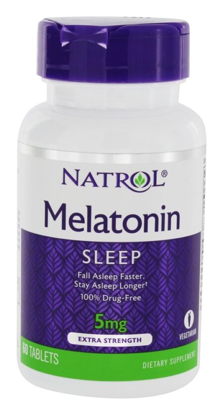 Melatonina para Sono 5 mg. - 60 Tablets Natrol