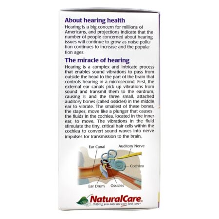 Fórmula de suporte auditivo HearAll - Cápsulas 60 NaturalCare - Imagem 5