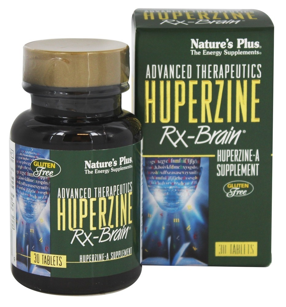Avançado Terapêutica Huperzine RX Cérebro - 30 Tablets Natures Plus