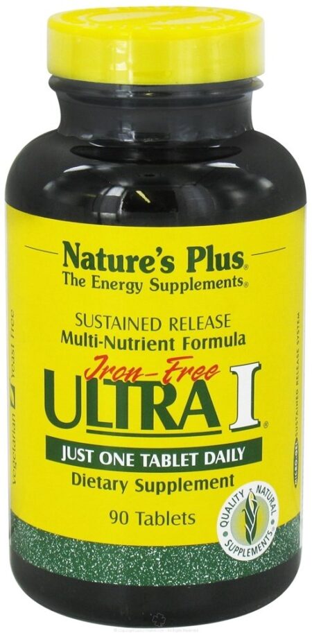 Ultra I Multi Suplemento Nutricional Libertação Sustentada Sem Ferro - 90 Tablets Natures Plus