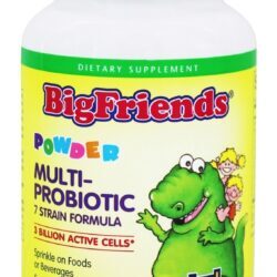 Pó multi-probiótico para crianças Big Friends 3 Bilhões de UFC - 2 oz. Natural Factors