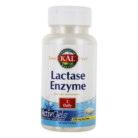 Enzima Lactase 250 mg. - 60 Softgels Kal