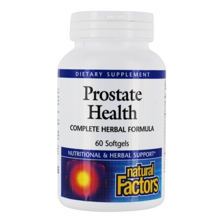 Prostate Health Complete Herbal Formula - 60 Softgels Natural Factors