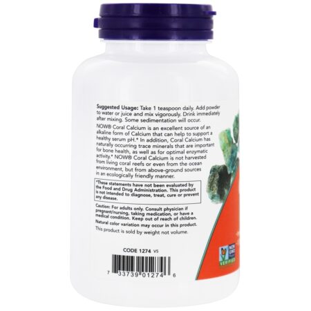 Coral Calcium Powder - 6 oz. NOW Foods - Image 3