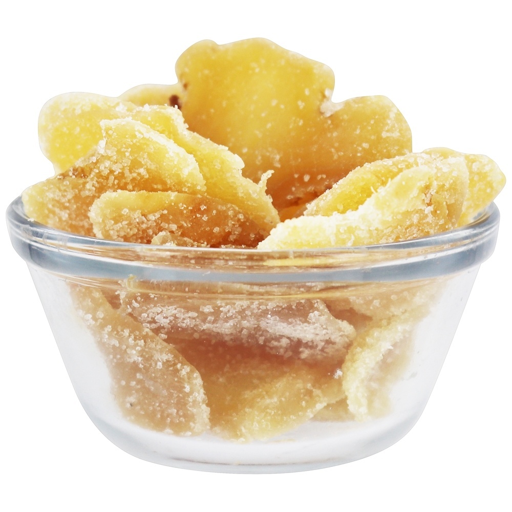 AGORA Fatias de Gengibre Cristalizado Orgânico de Comida Real - 12 oz. NOW Foods - Imagem 3
