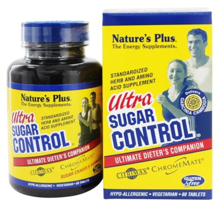 Controle de Açúcar Ultra - 60 Tablets Natures Plus