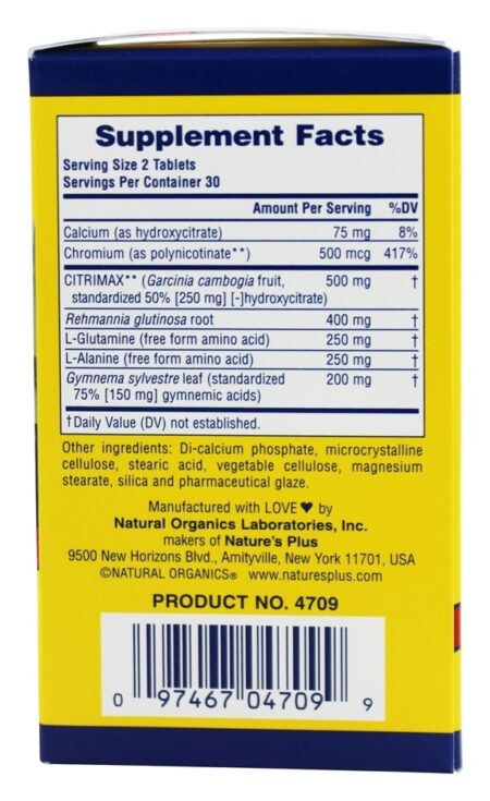 Controle de Açúcar Ultra - 60 Tablets Natures Plus - Image 2