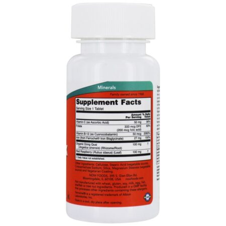 Complexo de Ferro - 100 Tablets NOW Foods - Image 2