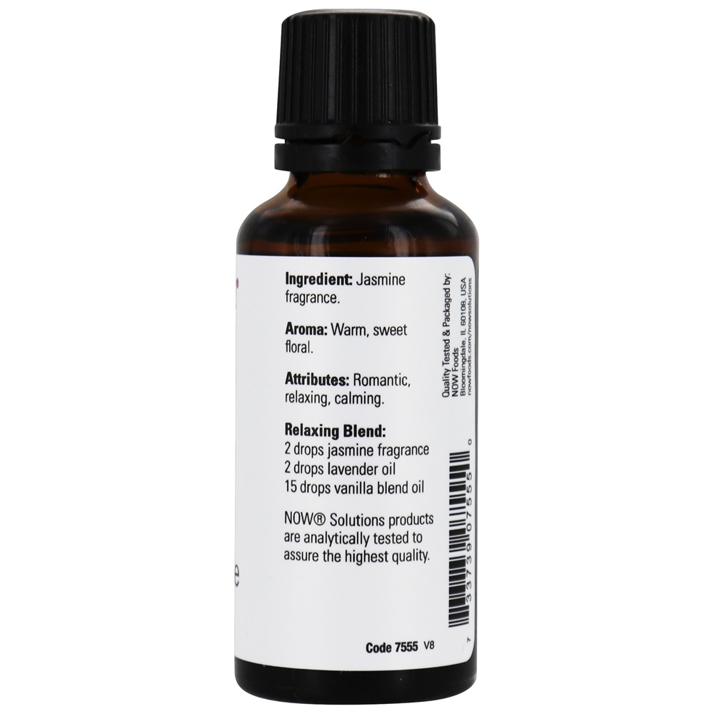 NOW Solutions Óleos Essenciais Fragância de Jasmim - 1 fl. oz. NOW Foods - Imagem 2