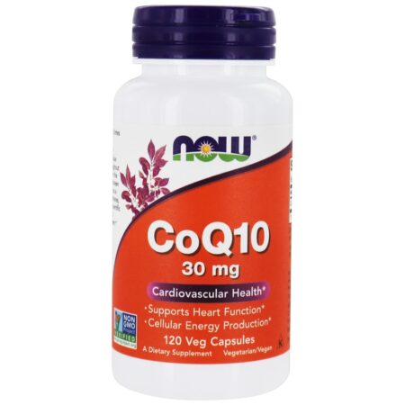 CoQ10 Para a Saúde Cardiovascular 30 mg. - 120 Cápsula (s) vegetal (s) NOW Foods