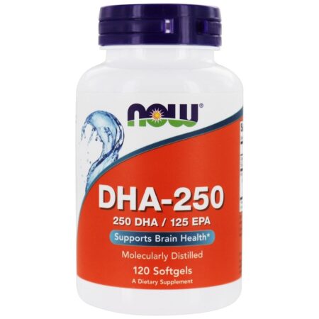 DHA-250 - 120 Softgels NOW Foods