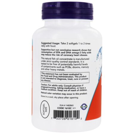 DHA-250 - 120 Softgels NOW Foods - Image 3