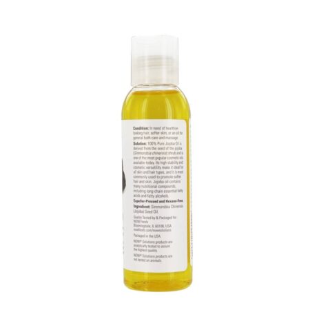 NOW Solutions Hidratante Óleo de Jojoba - 4 fl. oz. NOW Foods - Image 2