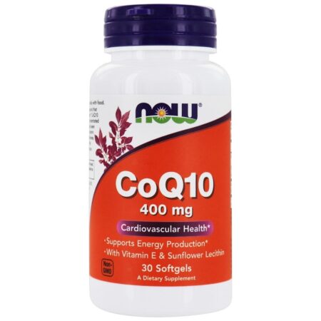 CoQ10 Cardiovascular Health Support 400 mg . - 30 Softgels NOW Foods