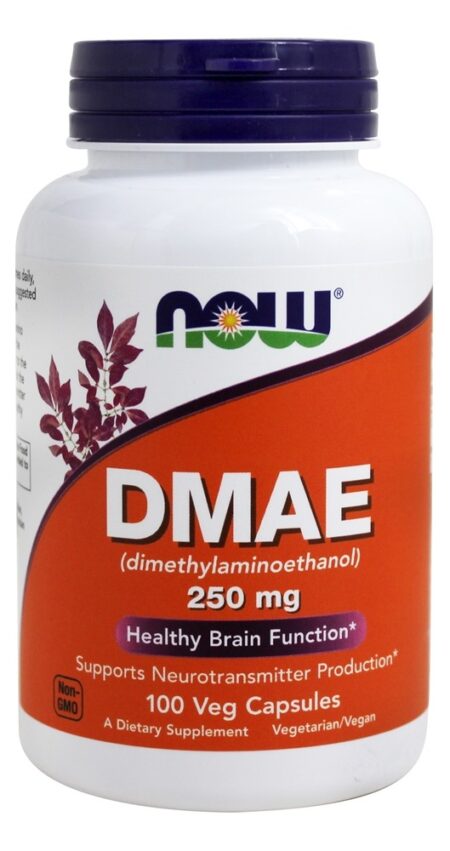 DMAE 250 mg. - Cápsulas vegetarianas 100 NOW Foods