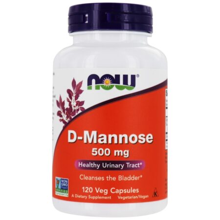 D-manose 500 mg. - 120 Cápsula (s) vegetal (s) NOW Foods