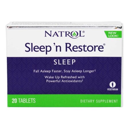 Sleep N Restore Auxílio Para o Sono - 20 Tablets Natrol