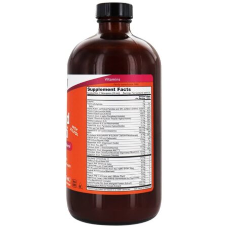 Liquid Multi Vitamin Wild Berry Wild-Free - 16 fl. oz. NOW Foods - Image 2