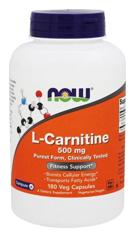 L-Carnitina 500 mg. - Cápsulas 180 NOW Foods