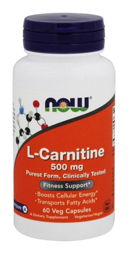 L-Carnitina 500 mg. - Cápsulas 60 NOW Foods