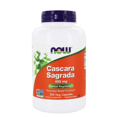 Cascara Sagrada 450 mg. - Cápsulas vegetarianas 250 NOW Foods