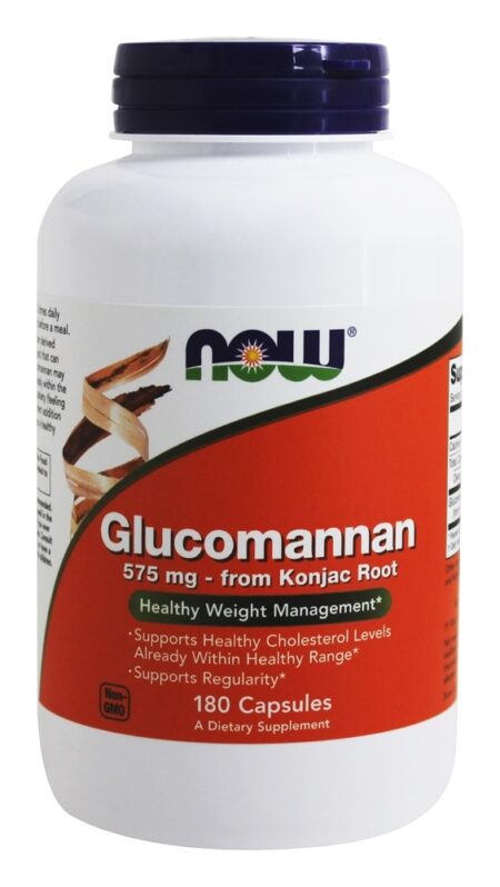 Glucomanano 575 mg. - Cápsulas 180 NOW Foods