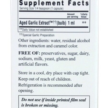 Fórmula líquida pura de extrato de alho 100 - 4 fl. oz. Kyolic - Imagem 2