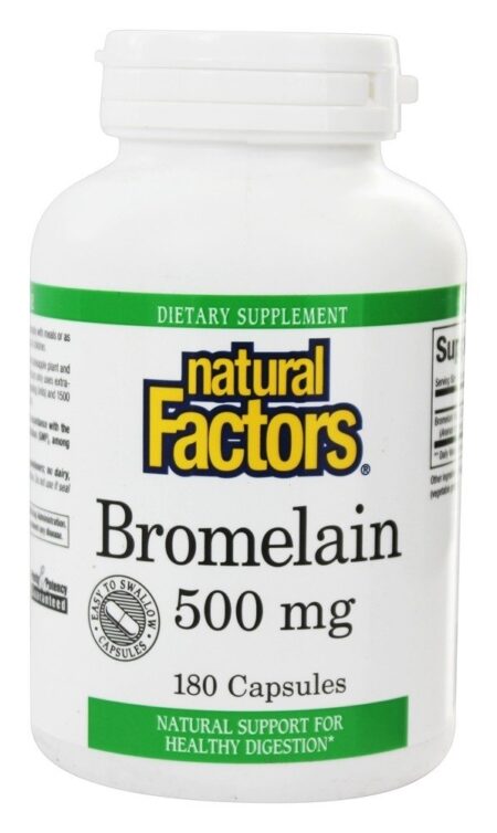 Bromelaína 500 mg. - Cápsulas 180 Natural Factors