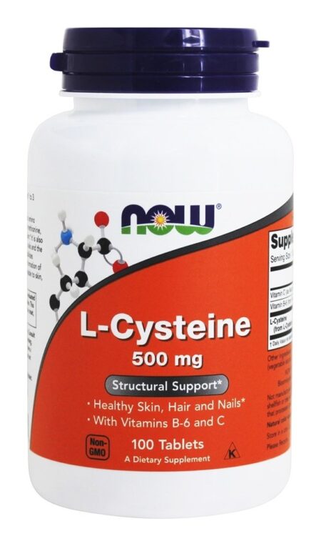 L-cisteína 500 mg. - 100 Tablets NOW Foods