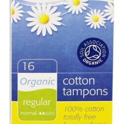 Tampões orgânicos 100 % algodão com aplicador regular - 16 Pacote (s) Natracare