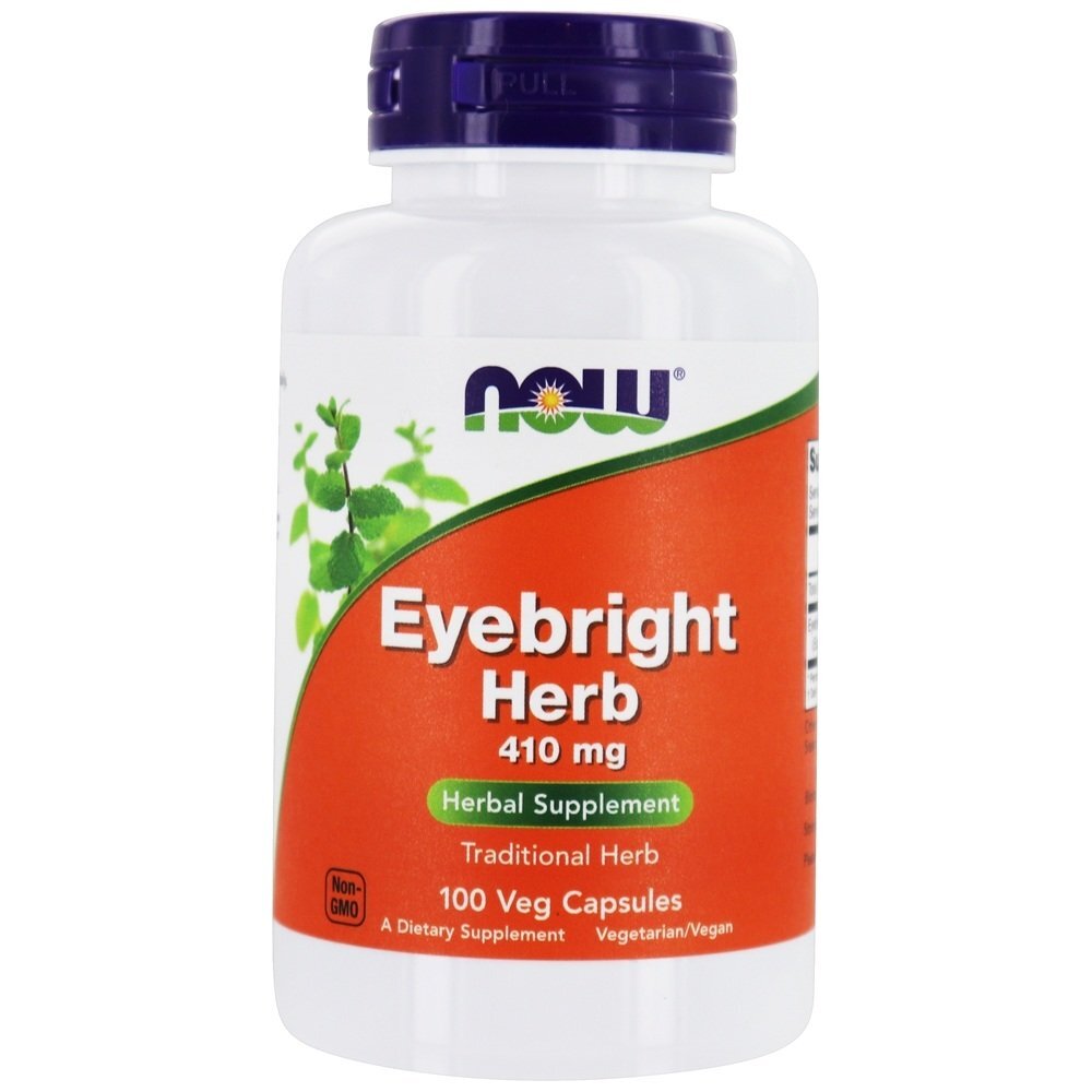 Eyebright Herb 410 mg. - 100 Cápsula (s) vegetal (s) NOW Foods