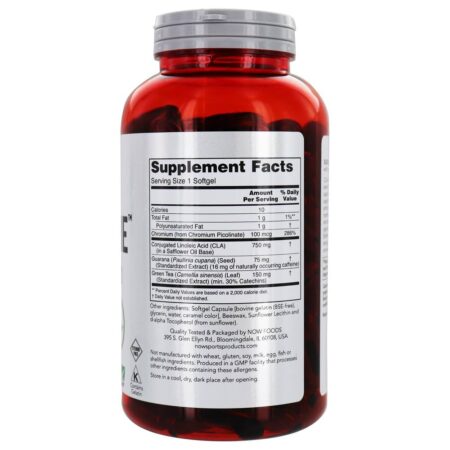 AGORA Esportes CLA Extremo - 180 Softgels NOW Foods - Image 2